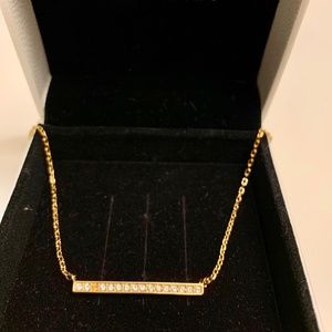 Pandora Rose Gold Bar Necklace